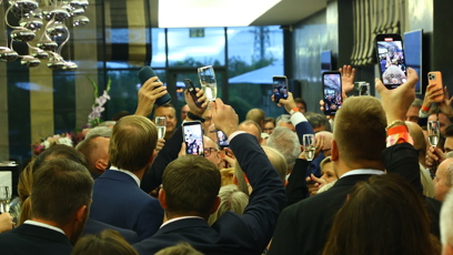 FOTO: Hnutí ANO slaví výhru.