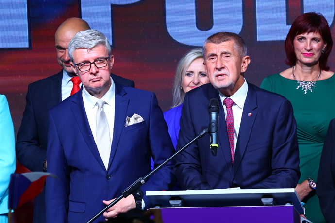 FOTO: Andrej Babiš s místopředsedou Karla Havlíčka.