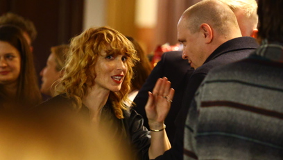 FOTO: Vica Kerekes si premiéru užívala.