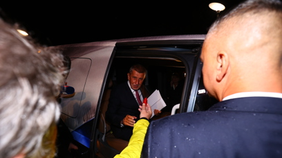 FOTO: Andrej Babiš odjel volebním autem.