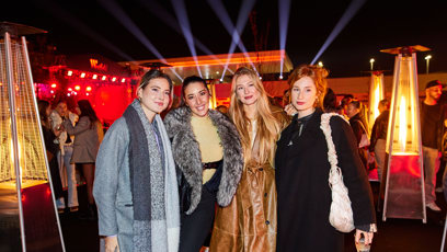 FOTO: Michaela Svobodová, Barbora Zavadilová, Natálie Kotková a Natálie Halouzková na koncertu Zary Larsson.