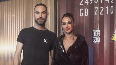 FOTO: Playmate Caroline s Jánem Bulkou.