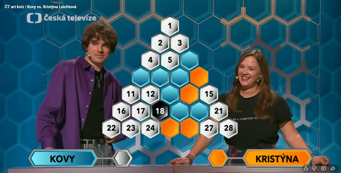 FOTO: Karel Kovář a Kristýna Leichtová v Az-kvízu. – stránka 2