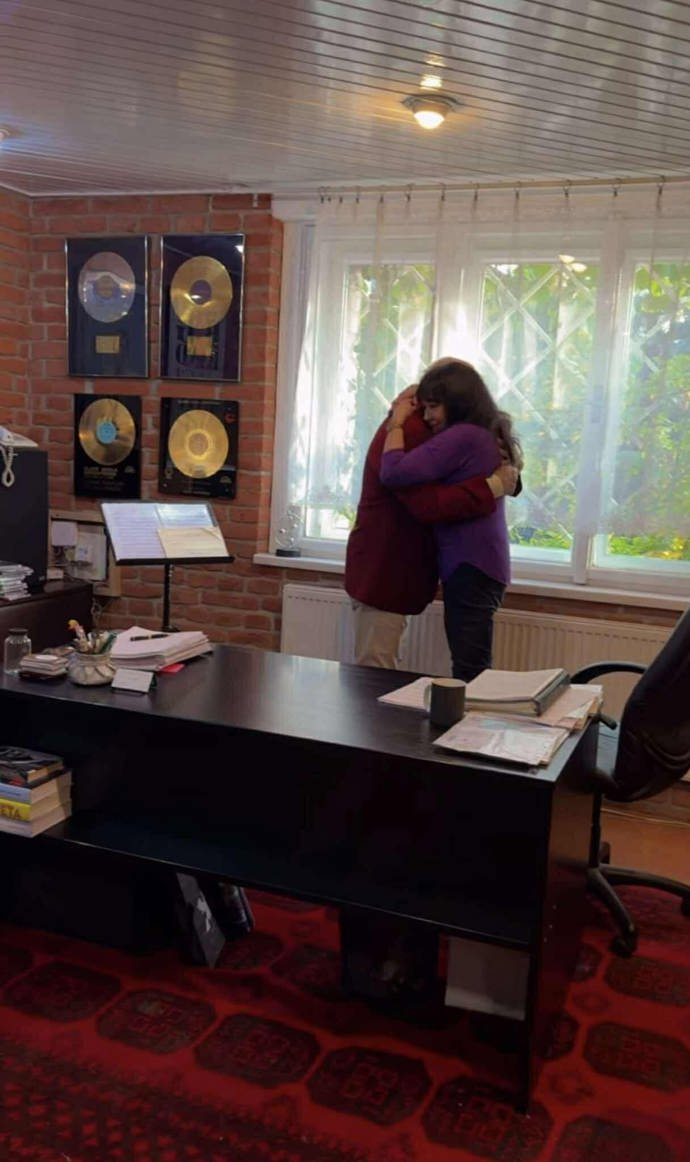 FOTO: Felix Slováček a Dagmar Patrasová během natáčení. – stránka 5