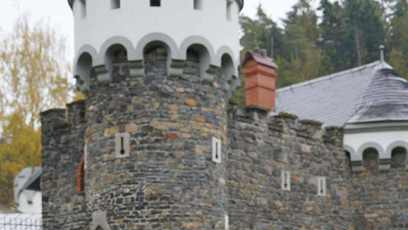 FOTO: Lela Ceterová s dětmi na zámku Kunzov.