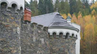 FOTO: Lela Ceterová s dětmi na zámku Kunzov.