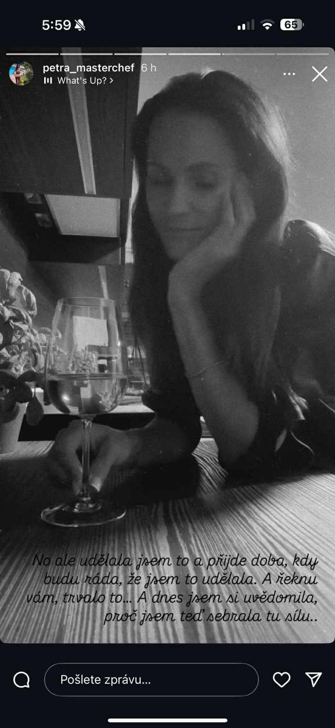 FOTO: Petra Kamencová zřejmě prochází těžším obdobím.