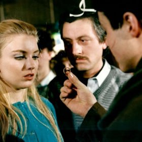 Eva Vejmělková a Rostislav Kuba na snímku ze seriálu Chlapci a chlapi.