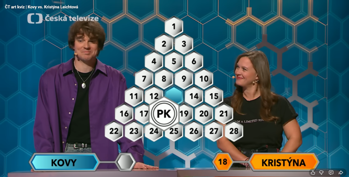 FOTO: Karel Kovář a Kristýna Leichtová si zahráli vědomostní soutěž.