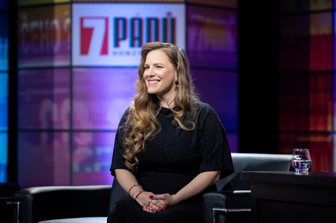 FOTO: Petra Nesvačilová v show 7 Pádů Honzy Dědka.