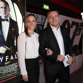 Vladimír Hron se svou manželkou Michaelou.