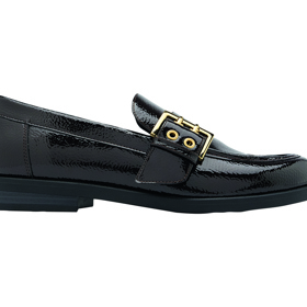 Lakované mokasíny s přezkou, Deichmann, 749 Kč