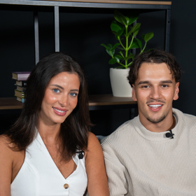 Patricie Herlíková a Honzi Michálek v pořadu eXtra Host. 