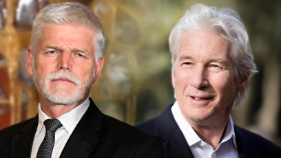 FOTO: Richard Gere poslal vzkaz prezidentovi Pavlovi.