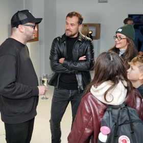 Radka Třeštíková s dětmi a partnerem Jaroslavem Vítem.