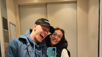 FOTO: Marta Dancingerová s partnerem Vojtěchem Hlaváčkem.