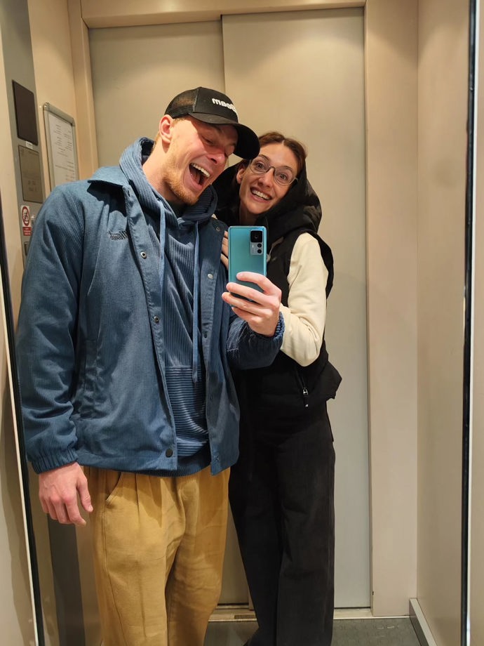 FOTO: Marta Dancingerová s partnerem Vojtěchem Hlaváčkem. – stránka 6