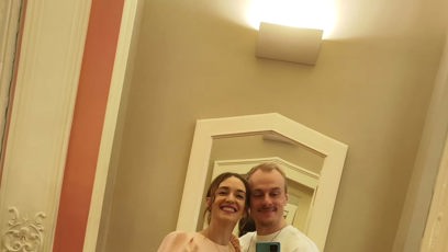 FOTO: Marta Dancingerová je šťastná po boku podcastera Vojtěcha Hlaváčka.