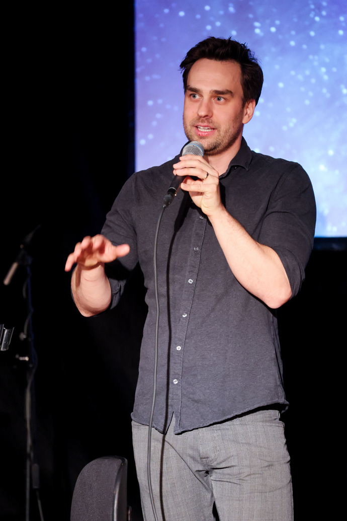 FOTO: Ondřej Rychlý na pódiu.