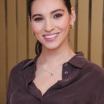 Sára Donutilová byla po módní přehlídce samý úsměv. 