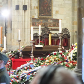Pohřeb Dominika Duky.