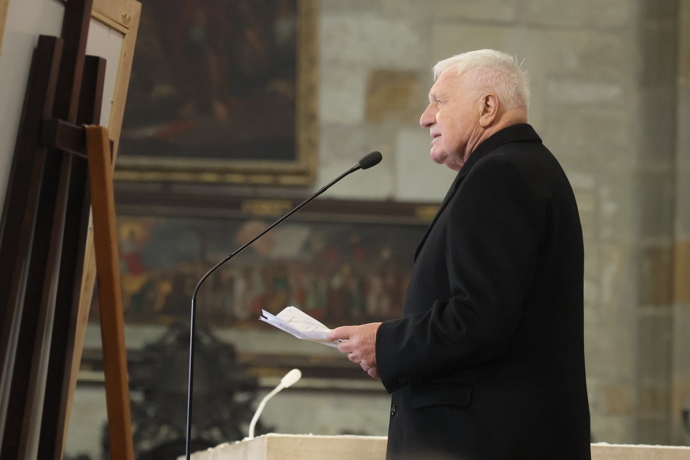 FOTO: Projev Václava Klause v katedrále svatého Víta. – stránka 10