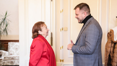 FOTO: Bývalá první dáma Livia Klausová oslavila 82. narozeniny.