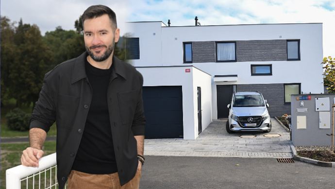 FOTO: Marek Ztracený a jeho nový pražský dům