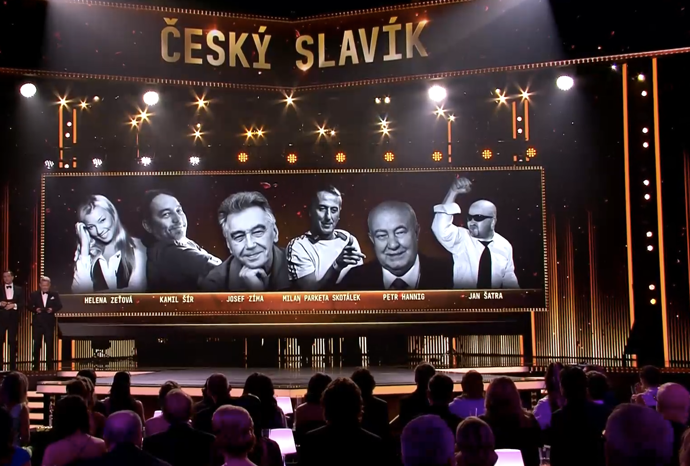 FOTO: Takto TV Nova prezentovala na Českém slavíku 2025 hudebníky, kteří nás opustili v posledním roce.