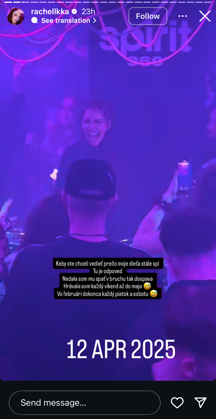 FOTO: Rachel odpovídala na otázky svých sledujících.