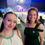 Společnost jí dělala starší dcera Eliška. 