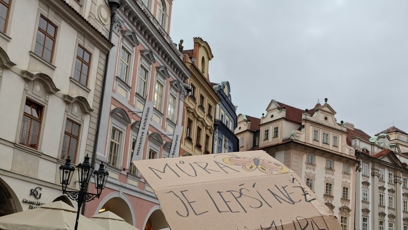 FOTO: Demonstrace pořádaná spolkem Milion chvilek pro demokracii.