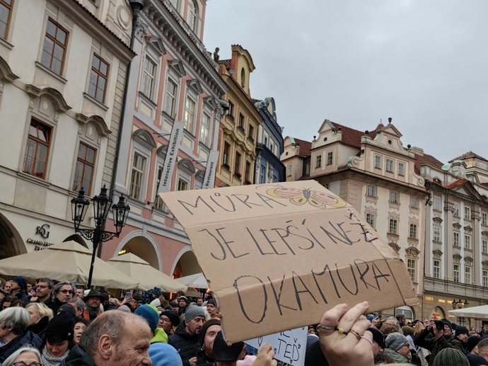 FOTO: Demonstrace pořádaná spolkem Milion chvilek pro demokracii. – stránka 39
