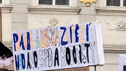 FOTO: Demonstrace pořádaná spolkem Milion chvilek pro demokracii.