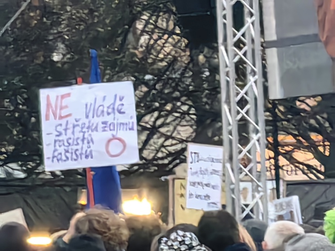 FOTO: Demonstrace pořádaná spolkem Milion chvilek pro demokracii.
