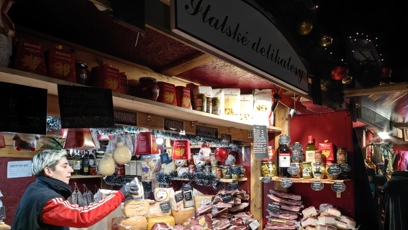 FOTO: Vánoční trhy na náměstí Míru.