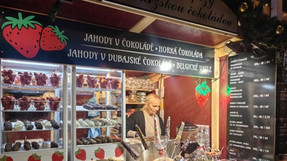 FOTO: Vánoční trhy na náměstí Míru.