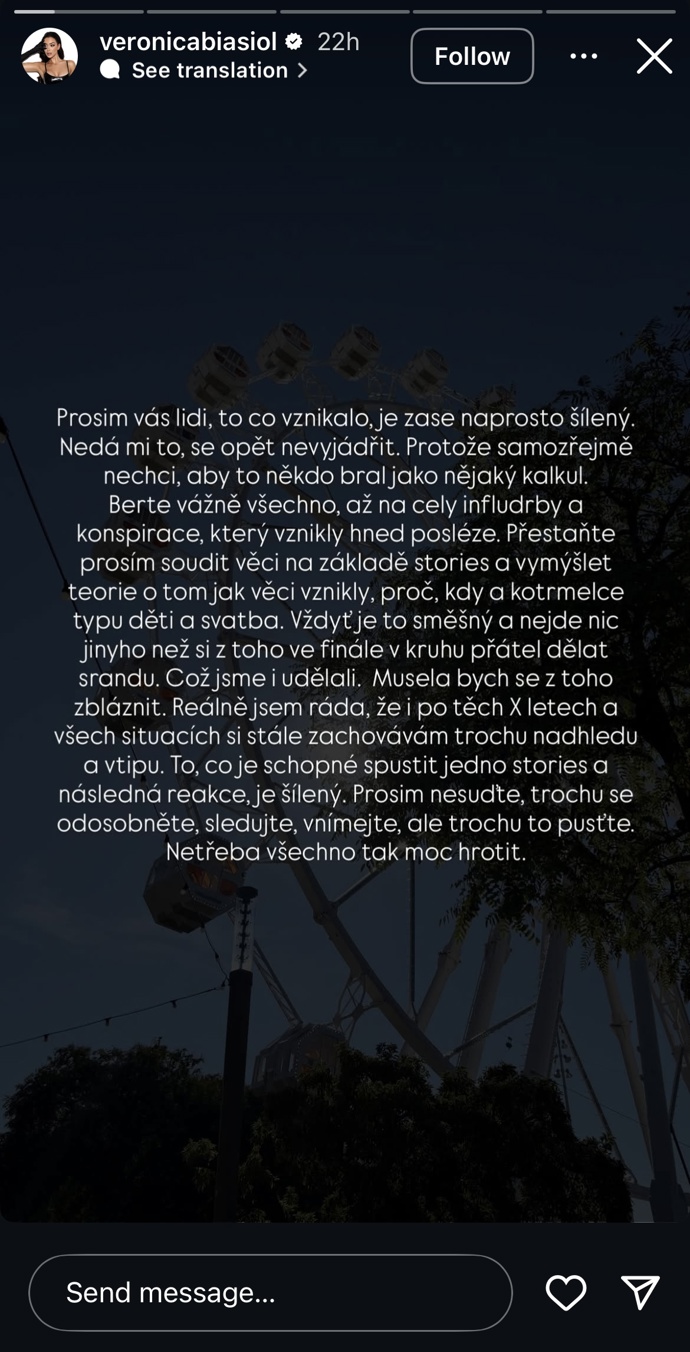 FOTO: Veronica Biasiol se vyjádřila k jejímu vztahu s Matějem Dejdarem. – stránka 3