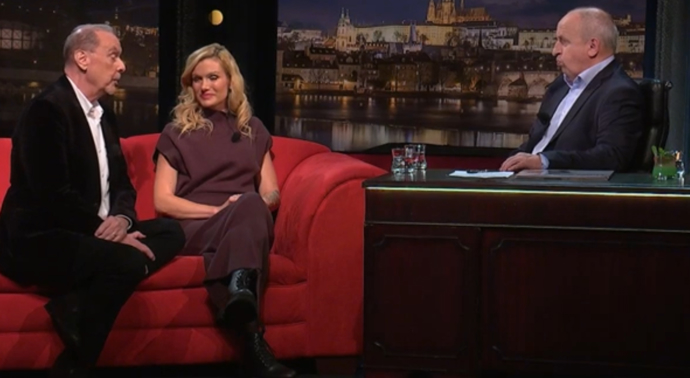FOTO: Štefan Margita a Gabriela Soukalová v Show Jana Krause. – stránka 21