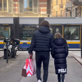 Pavel Nedvěd a Laura Homolová. 