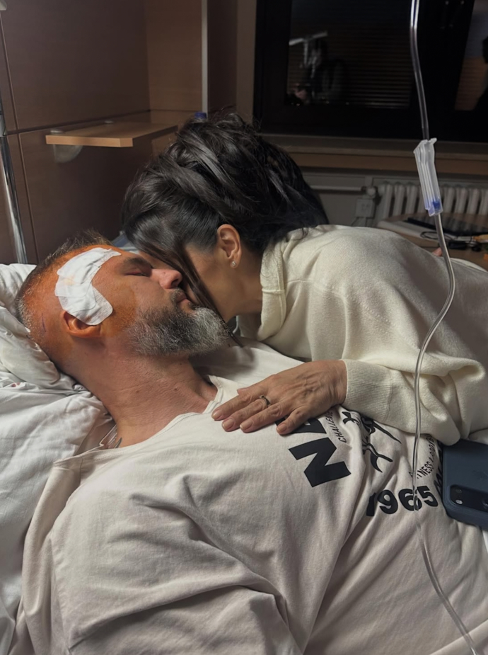 FOTO: Lucie Bílá zažívala těžké období. Její partner musel na operaci mozku.