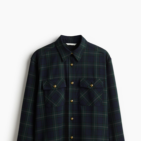 Oversized flanelová košile, H&M, 979 Kč