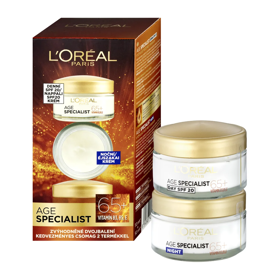 Sada denního a nočního krému pro 65+, L'oréal Paris, 279 Kč