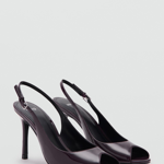 Lakované lodičky na podpatku s otevřenou špičkou, Mango,
999 Kč