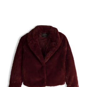 Zkrácený kabát z imitace kožešiny, GATE, 698 Kč