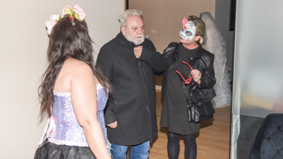 FOTO: Václav Upír Krejčí a partnerkou Lucií.