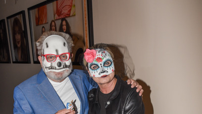 FOTO: Václav Upír Krejčí dorazil v masce.