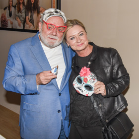 Václav Upír Krejčí s manželkou.