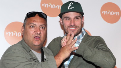 FOTO: Moderátorská dvojice Patrik Hezucký a Leoš Mareš.