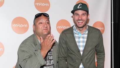 FOTO: Moderátorská dvojice Patrik Hezucký a Leoš Mareš.